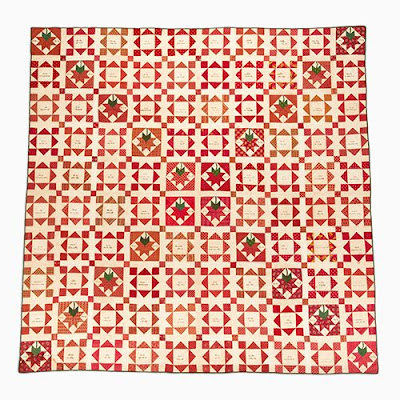 New Garden Friendship Quilt Chester County, Pennsylvania 1840