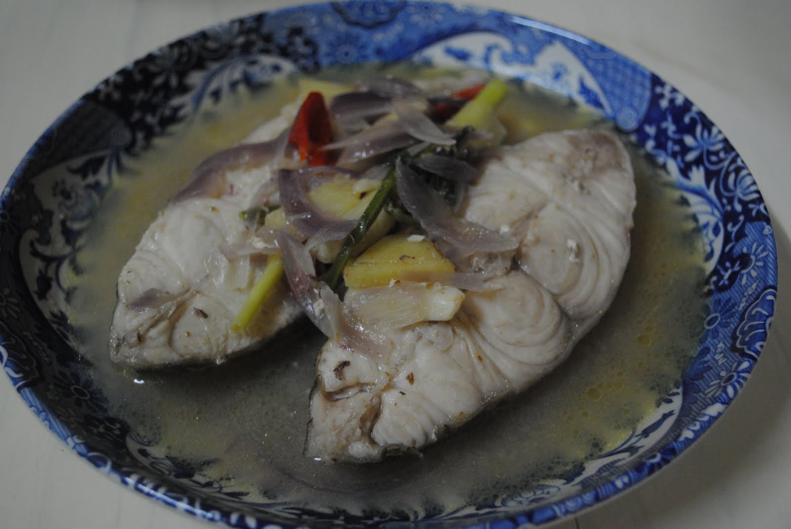 Dari Dapur Oren Ku: Ikan Merah Masak Stim