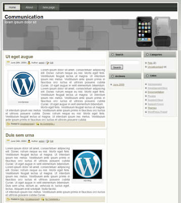 free wordpress communication theme