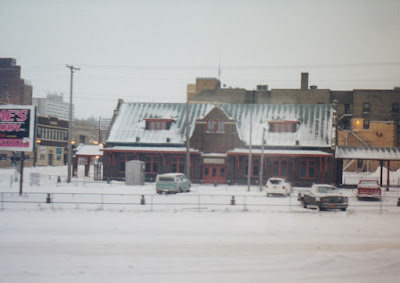 Old Soo Depot Transportation Museum in Minot, North Dakota on December 21, 2002