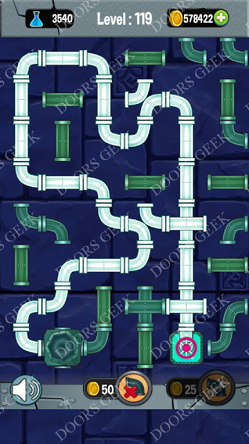  Plumber 3: Plumber Pipes Connect Level 119 Solution, Cheats, Walkthrough for android, iphone, ipad and ipod