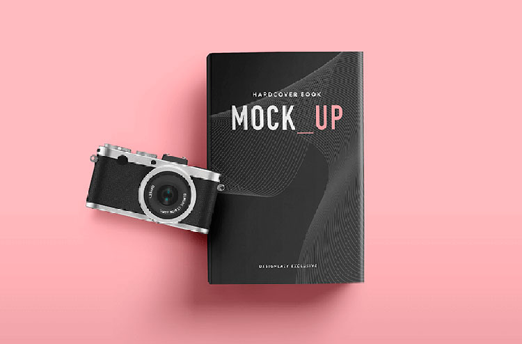 Hardcover Book Mock-up PSD