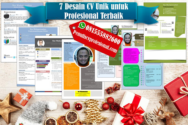 7 Desain Curriculum Vitae Unik yang Menarik