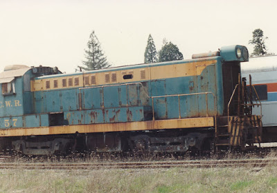 California Western S-12 #57 at Willits, California, on March 18, 1992