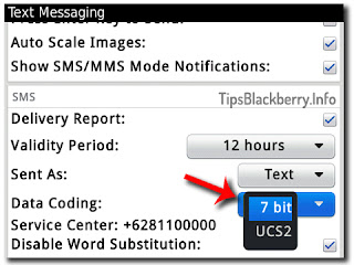 Cara Mengatasi SMS BlackBerry cuma 70 Character bukan 160 Character