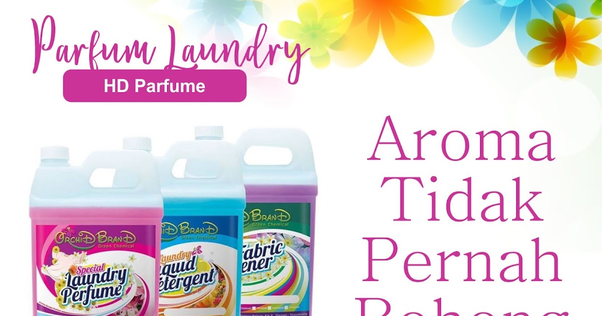  Desain stiker parfum  laundry harum Orang Gunung