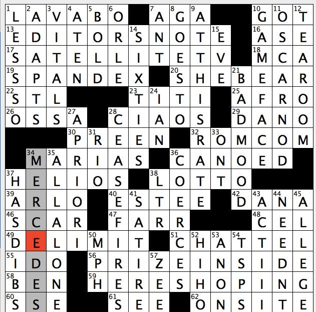 Rex Parker Does The Nyt Crossword Puzzle Heraldic Wreath