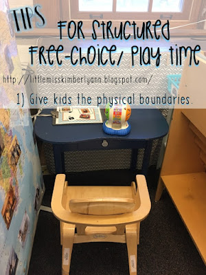 Structured Free Choice Time in Special Education