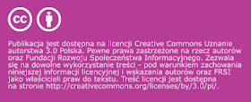 Licencja Creative Cammons Uznanie autorstwa