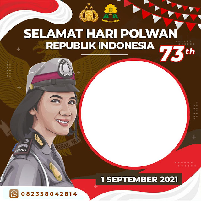 Twibbon Hari Polwan 2021 Gratis