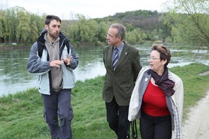 Goran Safarek (i Helena Hecimovic) i Veleposlanik Delegacije EU u HR Paul Vandoren na Ušću Mure!