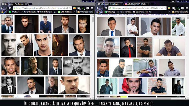 Theo James similiar with Azle Khairi