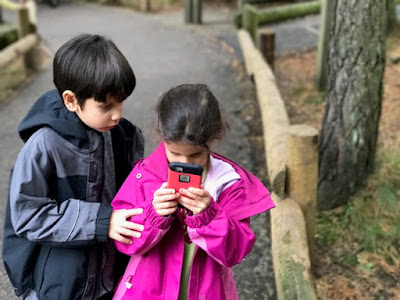 Children playing Pokemon Go