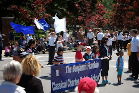 Charter School band in the 2013 Memorial Day parade