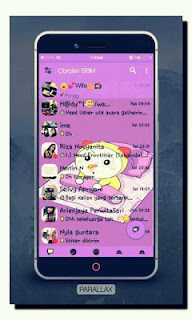 BBM MOD Dorami Paralax Versi 3.0.1.25 APK Terbaru
