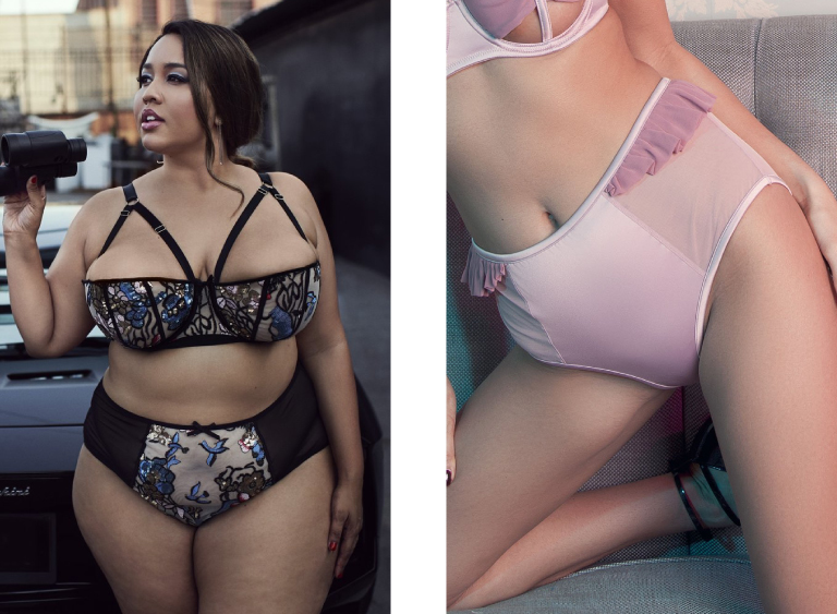 Lingerie for plus sizes