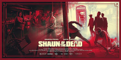 Shaun of the Dead Movie Poster Print by Juan Ramos x Vice Press x Sideshow Art Prints