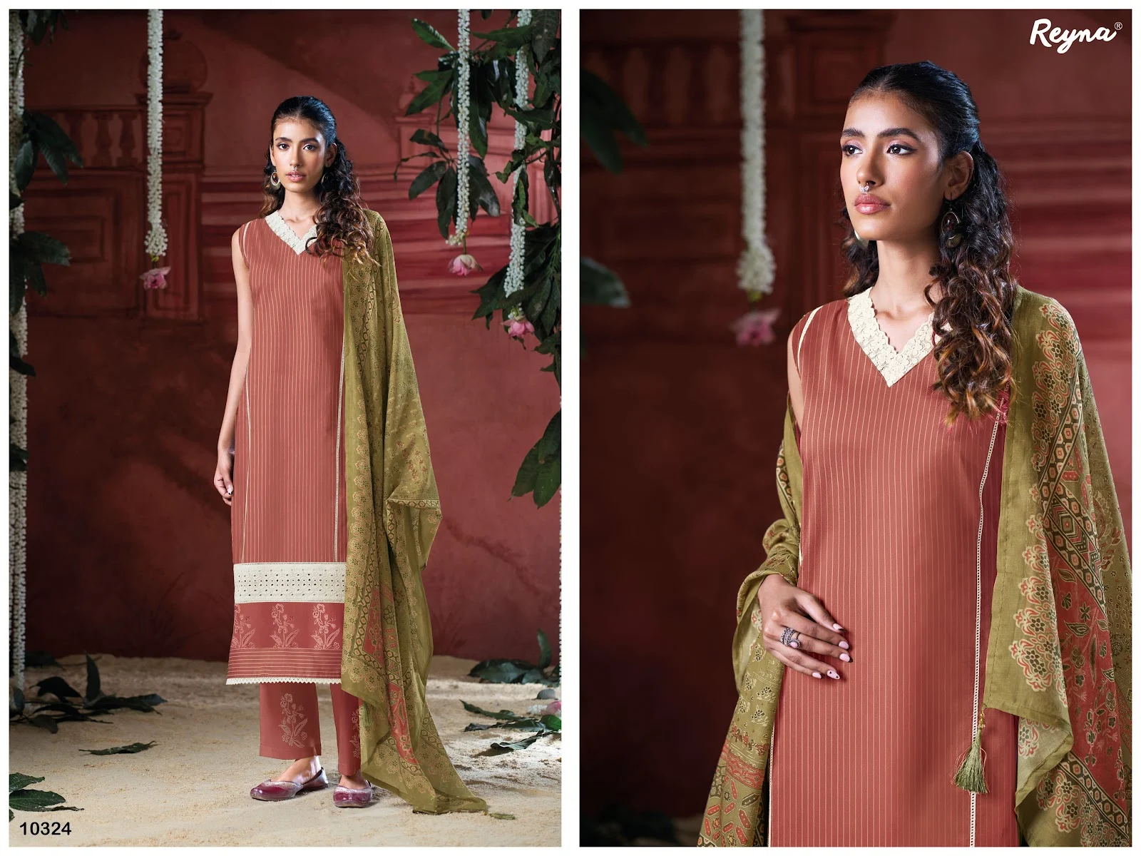 Mira Reyna Cotton Pant Style Suits