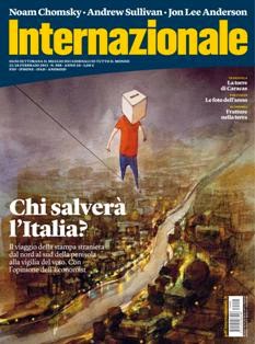 Internazionale 988 - 22 Febbraio 2013 | ISSN 1122-2832 | TRUE PDF | Settimanale | Cronaca | Politica | Economia
Internazionale è un settimanale italiano d'informazione fondato nel 1993, ispirata dall'equivalente francese Courrier International (1990). Esce ogni venerdì.
Pubblica articoli della stampa straniera tradotti in lingua italiana ed è diretto da Giovanni De Mauro.