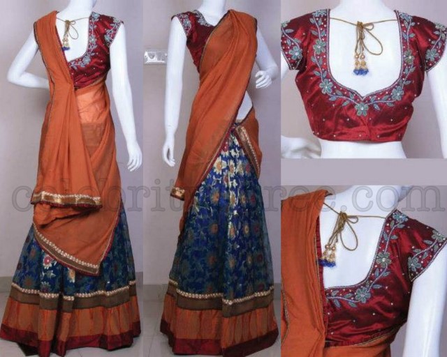 Banaras Half Sarees