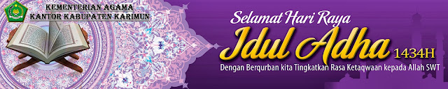 Inspirasi Spanduk Banner Idul Adha 1434 H