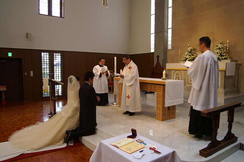 A Catholic wedding in Kyoto Japan c Hideyuki Kamon published under a 