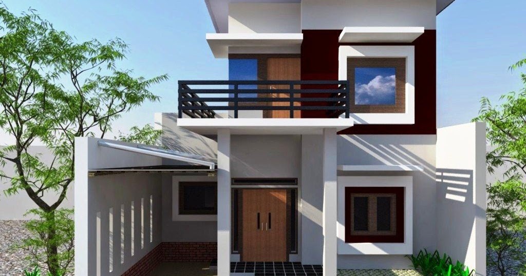 Good Taman  Di Lantai  2  Rumah Minimalis  Paling Heboh 