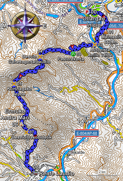 Ampliar plano del recorrido