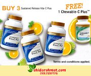 Hari Terakhir Promosi Sustained Release Vita-C Shaklee