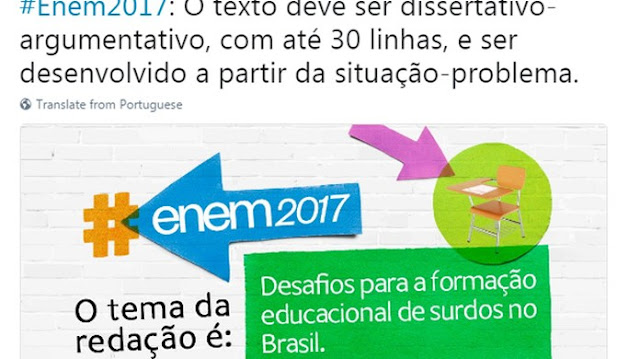 PRECISAMOS ESCUTAR O ENEM