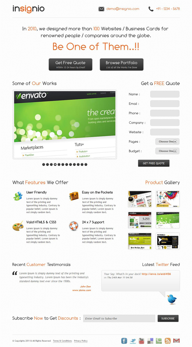 Insignio Sienna Theme