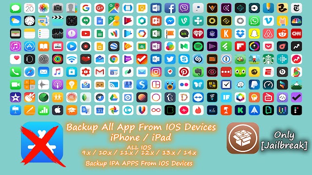 Backup Apps .ipa From IOS Devices | ALL IOS 14.x / 13.x / 12.x / 11.x / 10.x / 9.x | Jailbreak Only