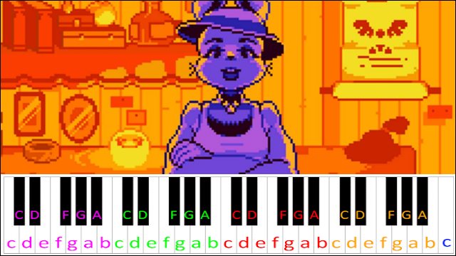Shop (Undertale) Piano / Keyboard Easy Letter Notes for Beginners