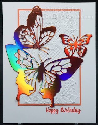 Heart's Delight Cards, Piece of Cake, Butterfly Beauty Thinlits, Birthday Card, Lace Dynamic TIEF, Butterflies, Stampin' Up!, Occasions 2019, 