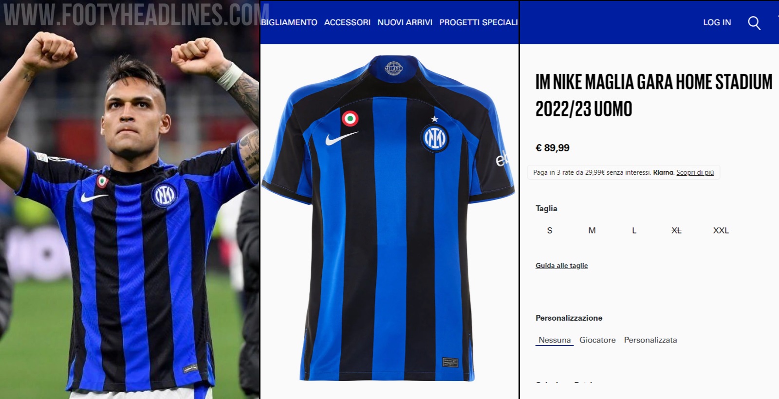 Inter 21-22 Away Kit Released - Footy Headlines