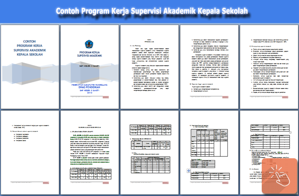 Contoh Program Kerja Supervisi Akademik Kepala Sekolah 