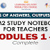LDM2 Modules 1-5 for Teachers (NEW SETS OF ANSWERS, OUTPUTS, COVERS)