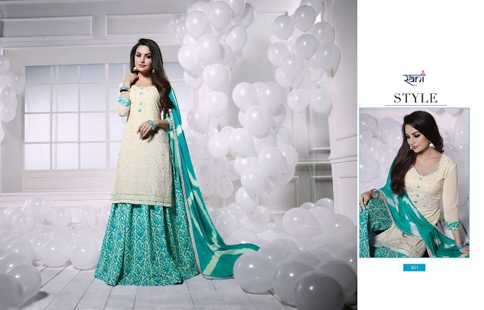 RANI RAGINI VOL- 02 SKIRT TYPE SALWAR SUIT - MANSI GARMENTS