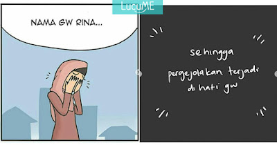 Komik Lucu 'Rina Lepas Hijab' Ini Kocaknya Nggak Ketebak Banget