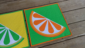 Zest lemon citrus quilt pattern by Slice of Pi Quilts