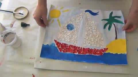 mosaic craft for kids