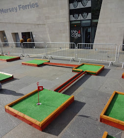 Crazy Golf course in Liverpool