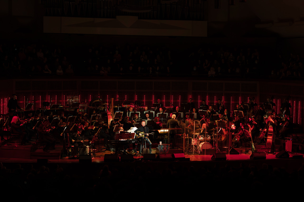 Sting w/ the SF Symphony @ Davies Hall (Photo: Sean Reiter)