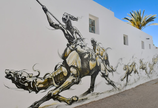djerbahood, street art, djerba, tunesië, medina, straatkunst tunesië