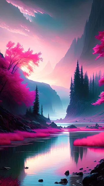 Fantasy Landscape iPhone Wallpaper