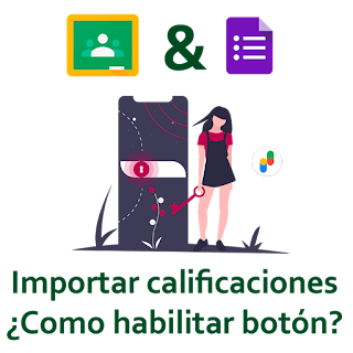 Habilitar IMPORTAR CALIFICACIONES