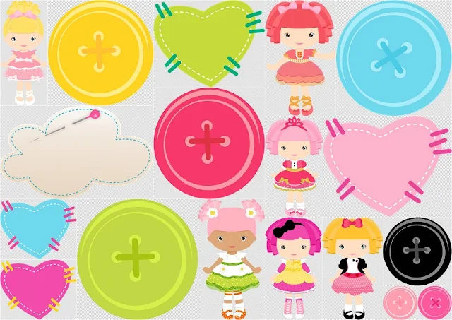 Lalaloopsy Style Clipart. 