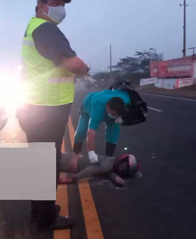 NICARAGUA: Fallece policía en accidente de tránsito en carretera Panamericana Sur