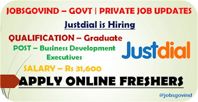 Justdial is Hiring