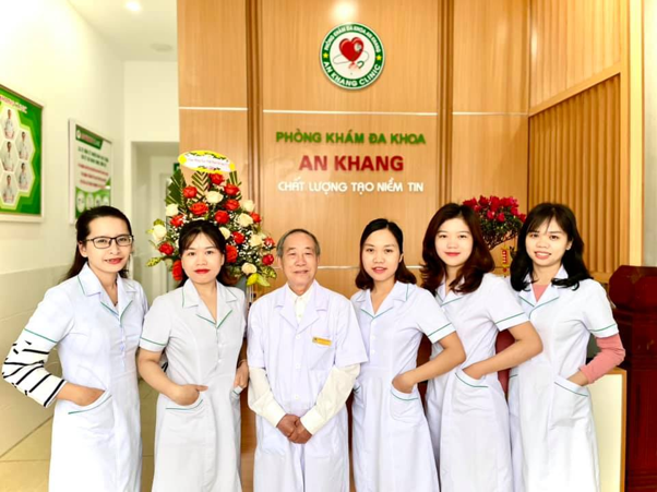 Đồng phục nhân viên y tế tại phòng khám đa khoa An Khang